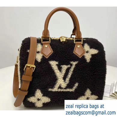 Louis Vuitton Monogram Teddy Speedy 25 Bag M55422 2019