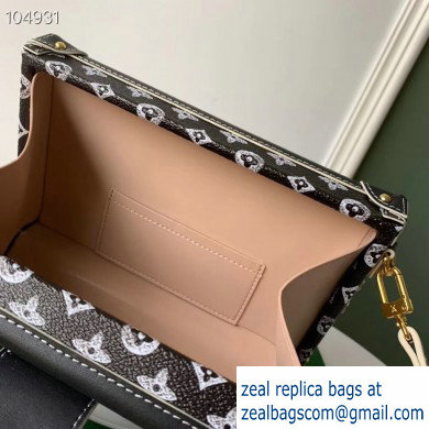 Louis Vuitton Petite Malle Bag Catogram Black 2019 - Click Image to Close