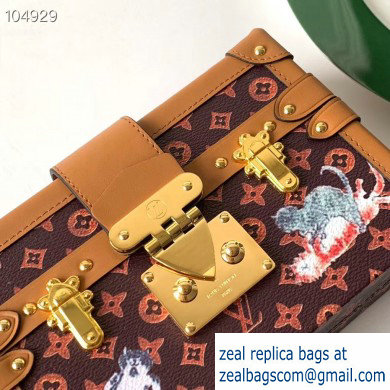 Louis Vuitton Petite Malle Bag Catogram Brown 2019 - Click Image to Close