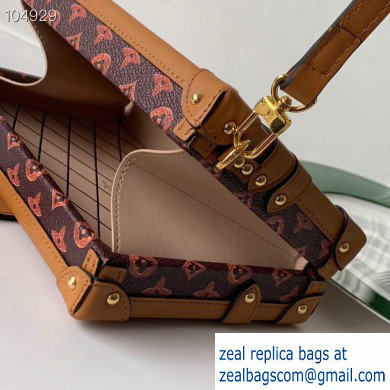 Louis Vuitton Petite Malle Bag Catogram Brown 2019