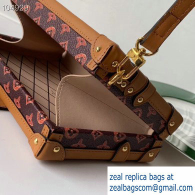 Louis Vuitton Petite Malle Bag Catogram Brown 2019 - Click Image to Close