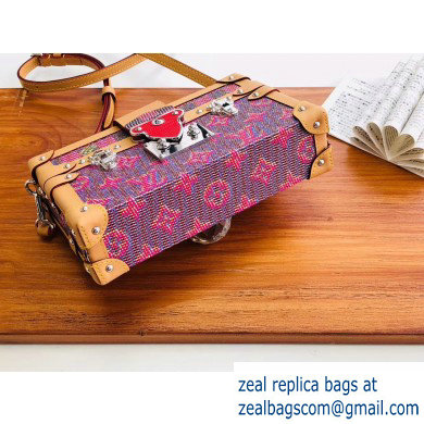 Louis Vuitton Petite Malle Bag Monogram LV Pop Pink M55468 2019