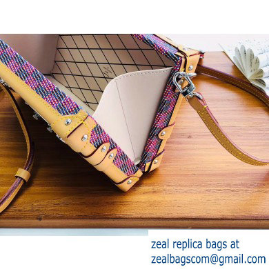 Louis Vuitton Petite Malle Bag Monogram LV Pop Pink M55468 2019