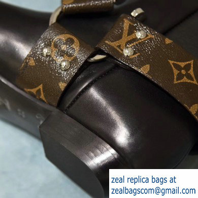 Louis Vuitton Rhapsody Ankle Boots Black/Monogram Canvas 2019