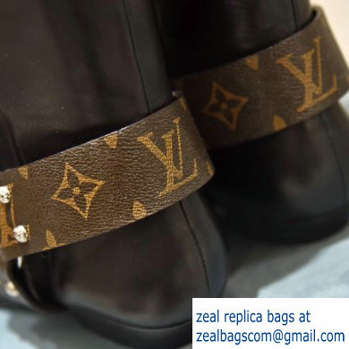 Louis Vuitton Rhapsody High Boots Black/Monogram Canvas 2019