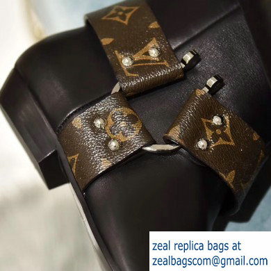 Louis Vuitton Rhapsody High Boots Black/Monogram Canvas 2019