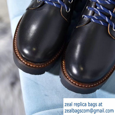 Louis Vuitton Territory Ranger Ankle Boots Black/Blue 2019