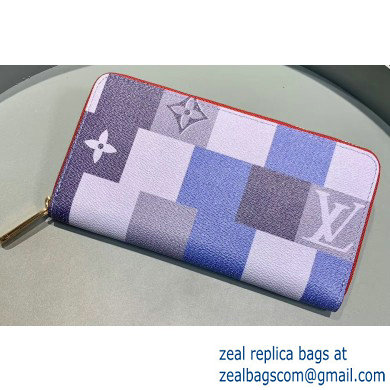 Louis Vuitton Zippy Wallet Damier Blue