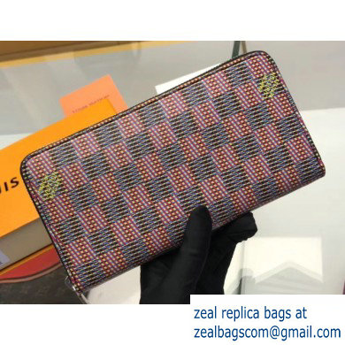 Louis Vuitton Zippy Wallet Damier LV Pop Pink - Click Image to Close