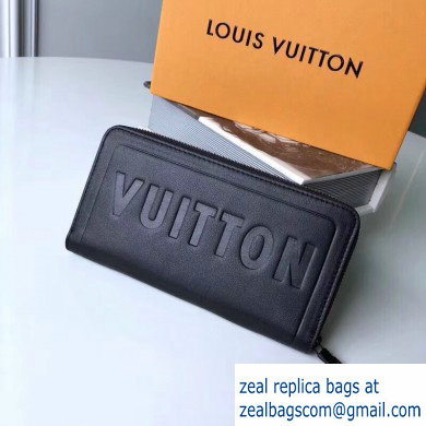 Louis Vuitton Zippy Wallet Logo Black