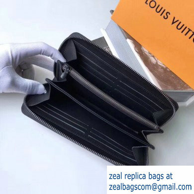 Louis Vuitton Zippy Wallet Logo Black