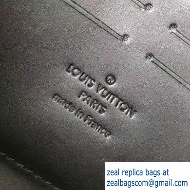 Louis Vuitton Zippy Wallet Logo Black - Click Image to Close