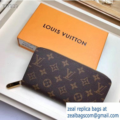 Louis Vuitton Zippy Wallet M42616 Monogram Canvas