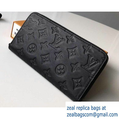 Louis Vuitton Zippy Wallet Monogram Black - Click Image to Close