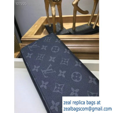 Louis Vuitton Zippy Wallet Monogram Eclipse Canvas