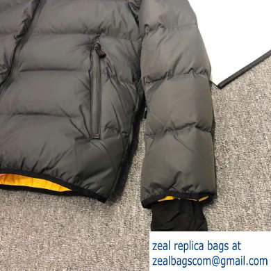 MONCLER HOODED BLACK/YELLOW SKI JACKET 2019 - Click Image to Close