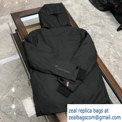 MONCLER HOODED BLACK down coat 2019