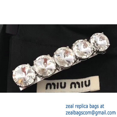 Miu Miu Hair clip with crystals - Click Image to Close
