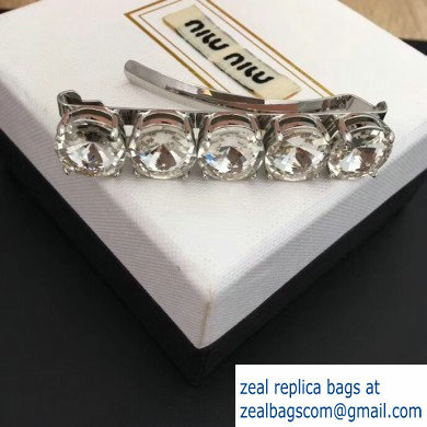 Miu Miu Hair clip with crystals