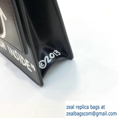 Off-White CASH INSIDE Print Jitney Shoulder Bag Black 2019