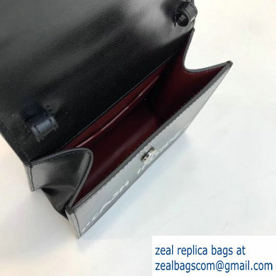 Off-White CASH INSIDE Print Jitney Shoulder Bag Black 2019 - Click Image to Close