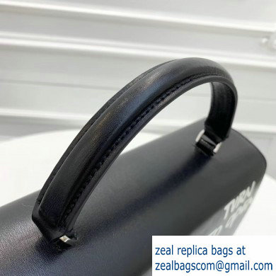 Off-White CASH INSIDE Print Jitney Top Handle Large Bag Black 2019