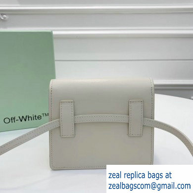 Off-White Graffiti Print Jitney Shoulder Bag White 2019 - Click Image to Close