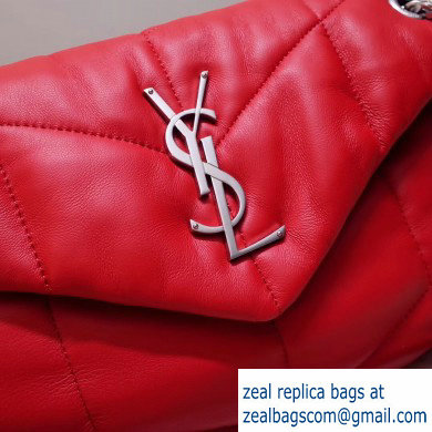 Saint Laurent Loulou Puffer Small Bag In Quilted Lambskin 577476 Red 2019 - Click Image to Close