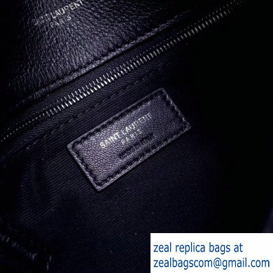 Saint Laurent Loulou Puffer Small Bag In Quilted Lambskin 577476 So Black 2019