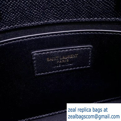 Saint Laurent Manhattan Nano Tote Bag in Grained Leather 593741 Black 2019 - Click Image to Close