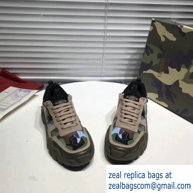 Valentino Camouflage Climbers Women/Men Sneakers 02 2019