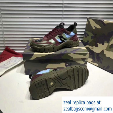 Valentino Camouflage Climbers Women/Men Sneakers 07 2019