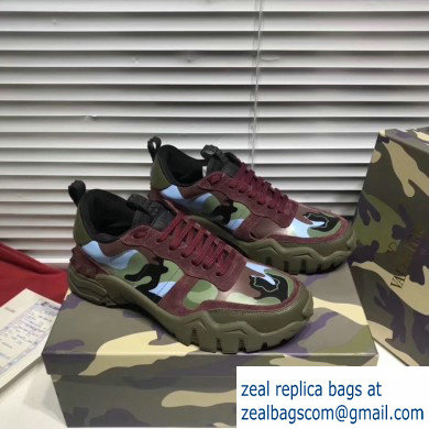 Valentino Camouflage Climbers Women/Men Sneakers 07 2019