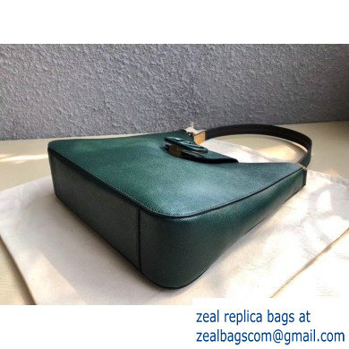 Valentino Grainy Calfskin VSLING Hobo Large Bag 0802 Green 2019 - Click Image to Close