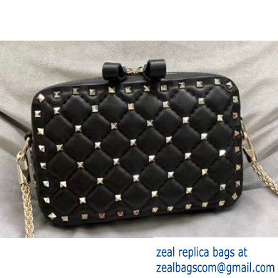 Valentino Rockstud Spike Camera Case Bag 0060 Black