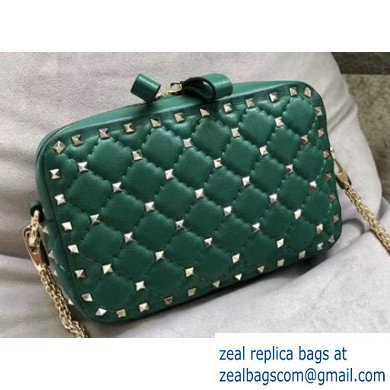 Valentino Rockstud Spike Camera Case Bag 0060 Green - Click Image to Close