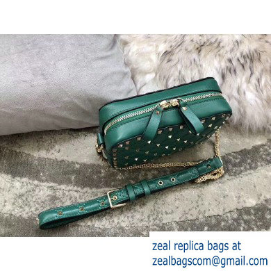 Valentino Rockstud Spike Camera Case Bag 0060 Green