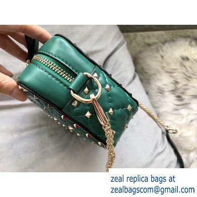 Valentino Rockstud Spike Camera Case Bag 0060 Green - Click Image to Close