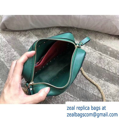 Valentino Rockstud Spike Camera Case Bag 0060 Green - Click Image to Close