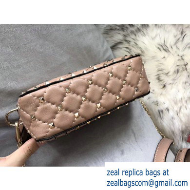 Valentino Rockstud Spike Camera Case Bag 0060 Nude - Click Image to Close