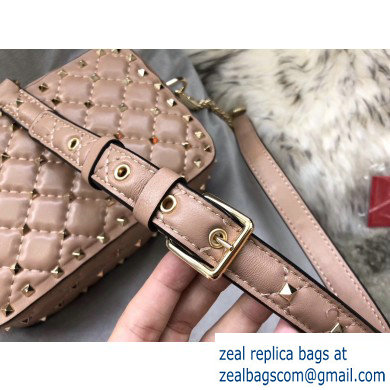 Valentino Rockstud Spike Camera Case Bag 0060 Nude