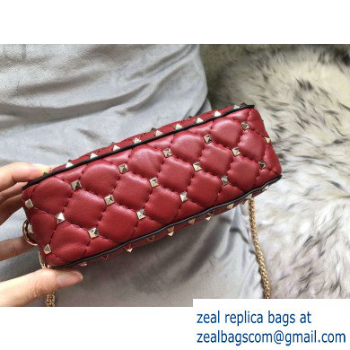 Valentino Rockstud Spike Camera Case Bag 0060 Red