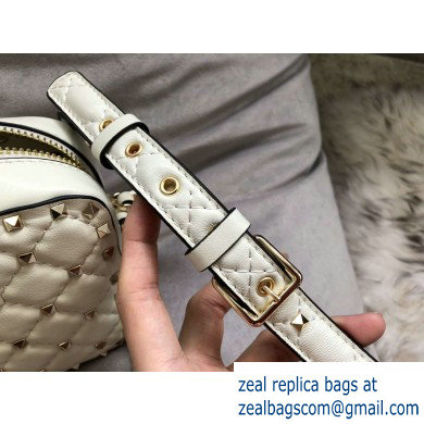 Valentino Rockstud Spike Camera Case Bag 0060 White - Click Image to Close