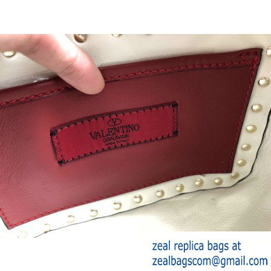 Valentino Rockstud Spike Camera Case Bag 0060 White - Click Image to Close