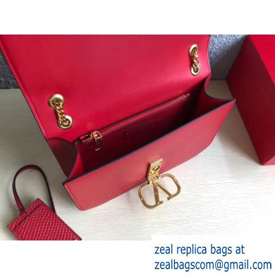 Valentino VLOCK Shoulder Large Bag 0006 Red 2019