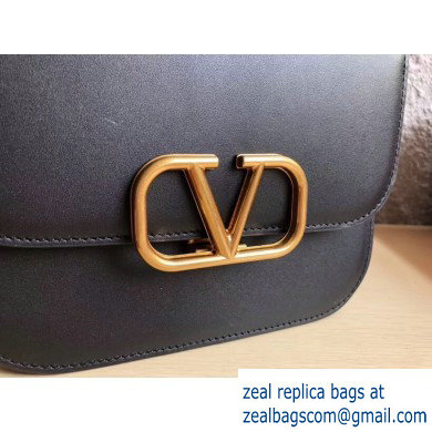 Valentino VLOCK Shoulder Small Bag 0006 Black 2019 - Click Image to Close
