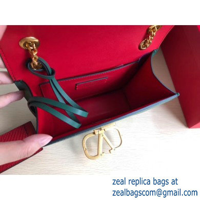 Valentino VLOCK Shoulder Small Bag 0006 Green 2019