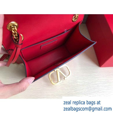 Valentino VLOCK Shoulder Small Bag 0006 Red 2019 - Click Image to Close