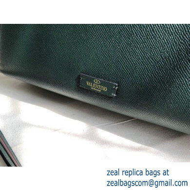Valentino VSLING Grainy Calfskin Handbag Green 2019