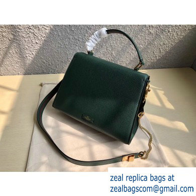 Valentino VSLING Grainy Calfskin Handbag Green 2019